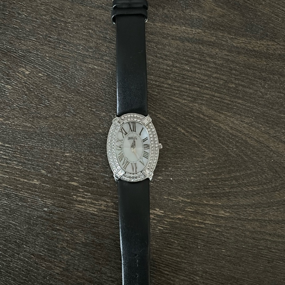 Beautiful Black Badgley Mischka Watch